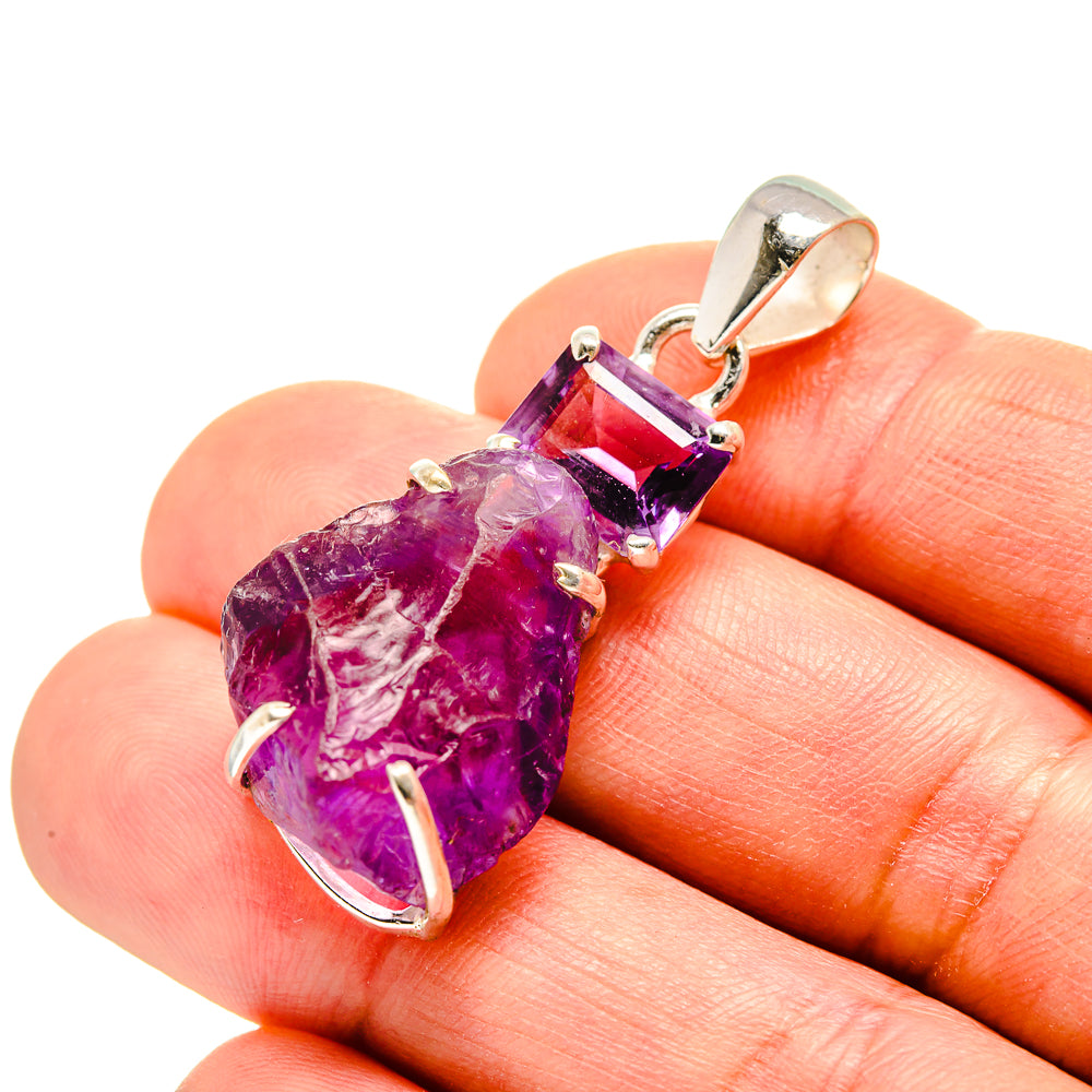 Amethyst Pendants handcrafted by Anasilvercos - PD753833
