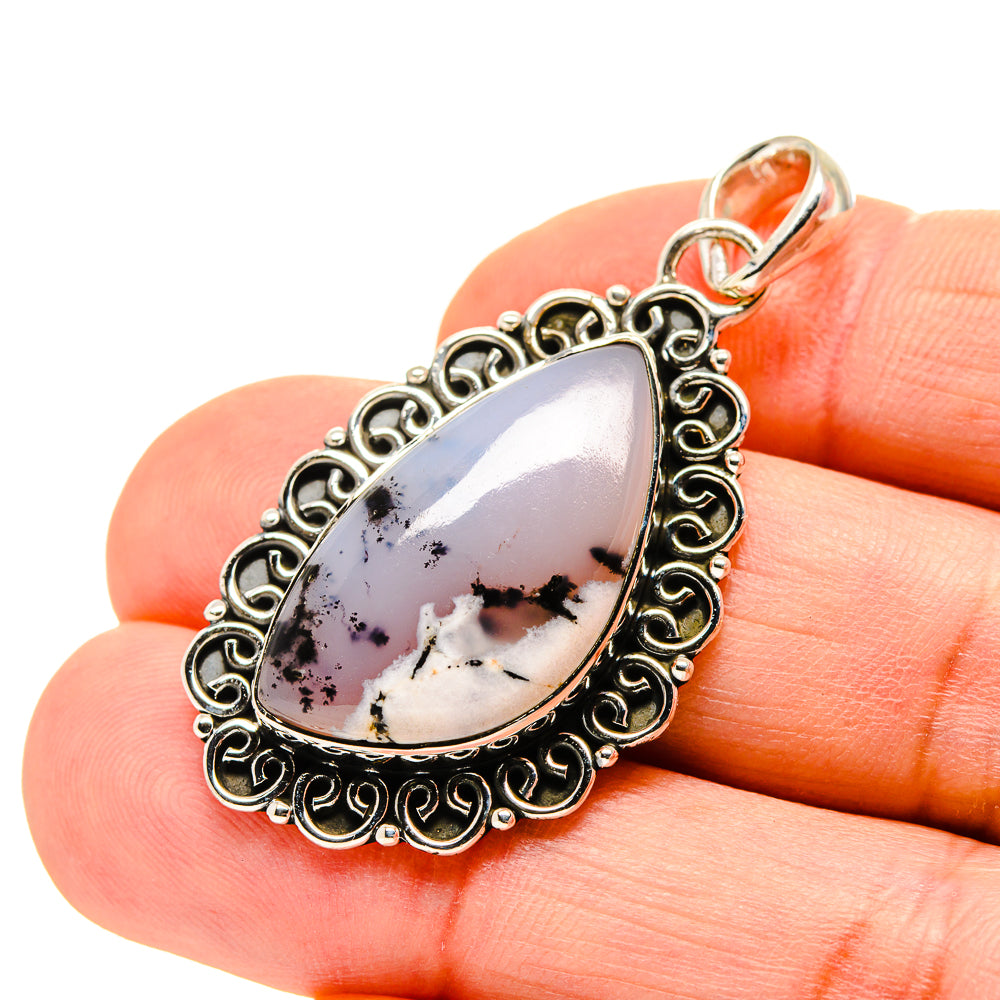 Dendritic Opal Pendants handcrafted by Anasilvercos - PD753874