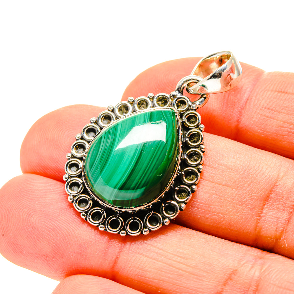 Malachite Pendants handcrafted by Anasilvercos - PD753876