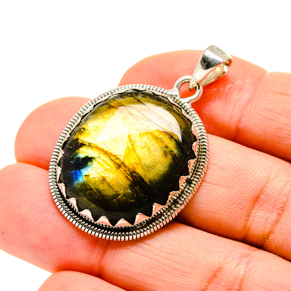 Labradorite Pendants handcrafted by Anasilvercos - PD753902
