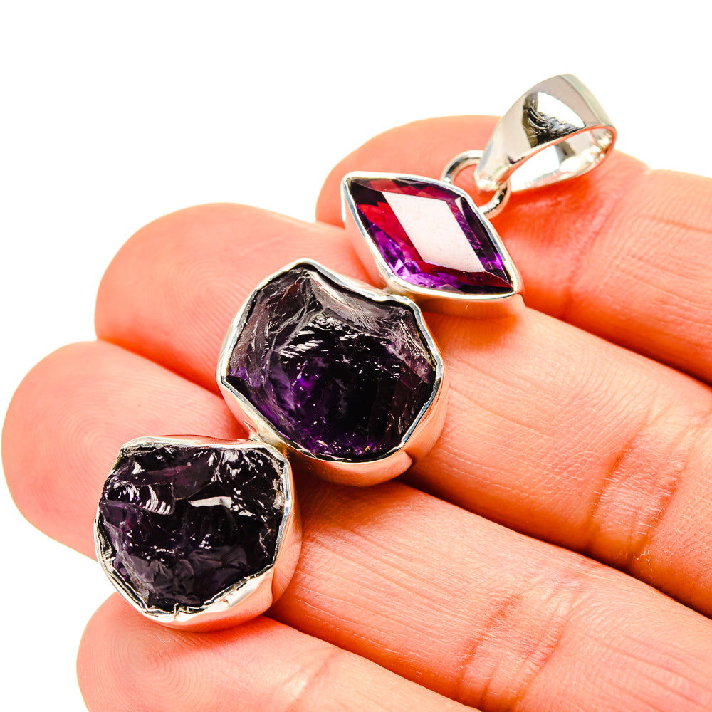 Amethyst Pendants handcrafted by Anasilvercos - PD753923
