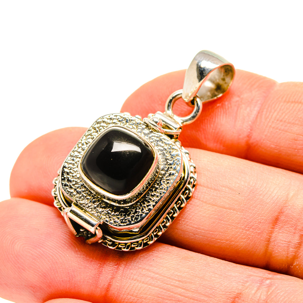 Black Onyx Pendants handcrafted by Anasilvercos - PD753941