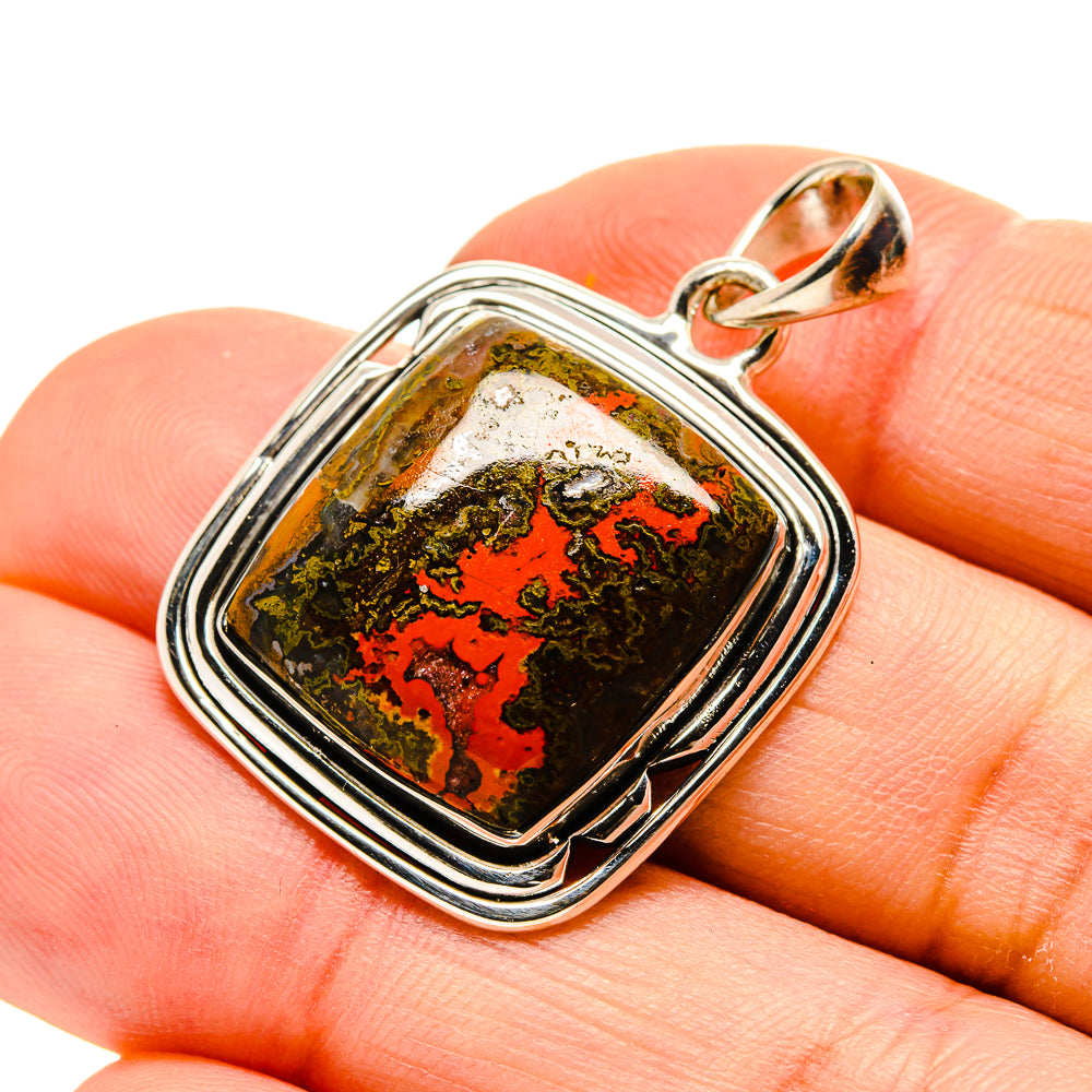 Moroccan Agate Pendants handcrafted by Anasilvercos - PD753962