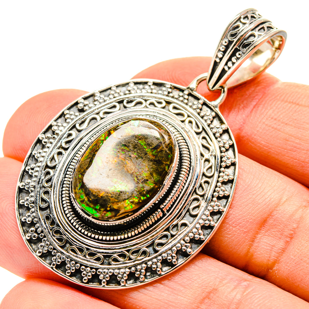 Ammolite Pendants handcrafted by Anasilvercos - PD753989