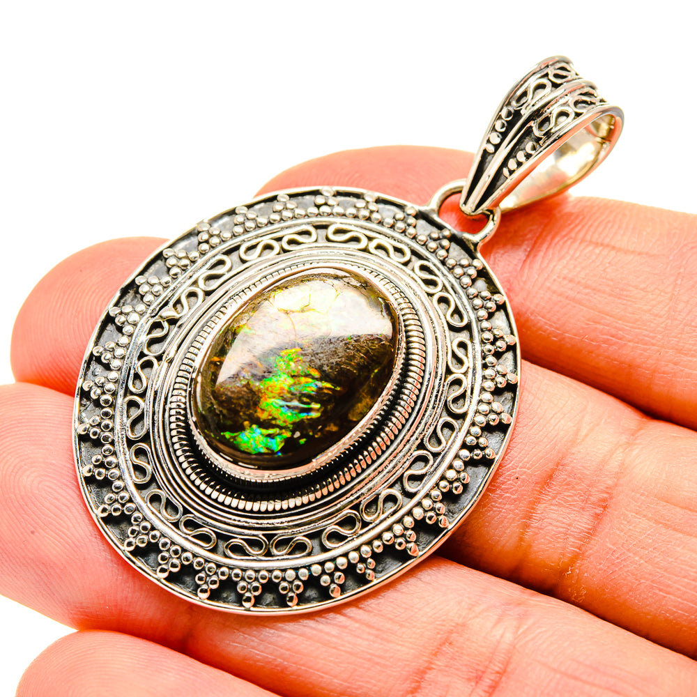 Ammolite Pendants handcrafted by Anasilvercos - PD754041