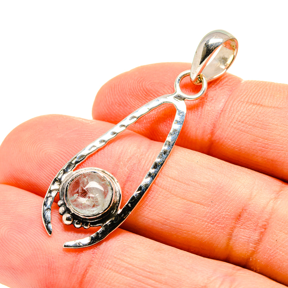 Aquamarine Pendants handcrafted by Anasilvercos - PD754056