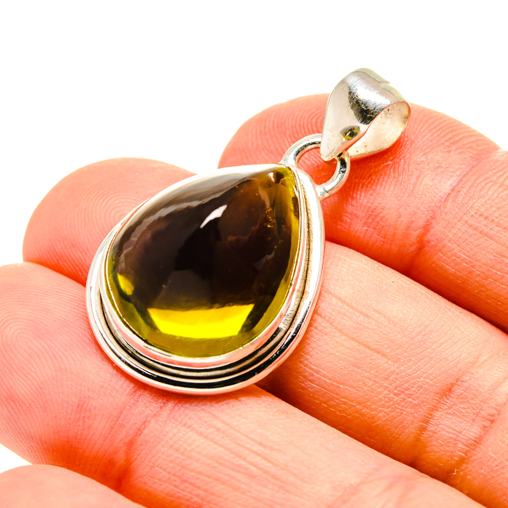 Green Olive Pendants handcrafted by Anasilvercos - PD754082