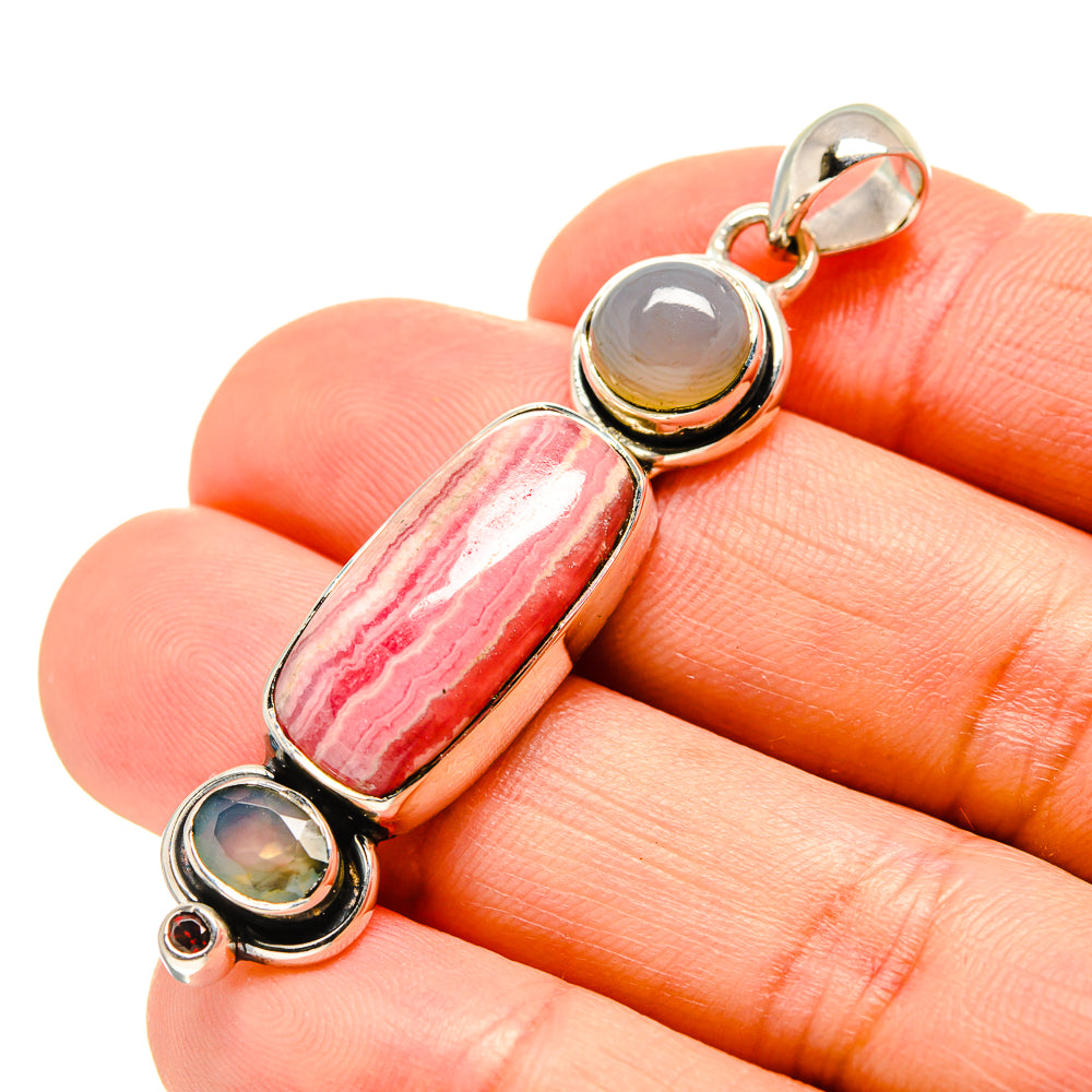 Rhodochrosite Pendants handcrafted by Anasilvercos - PD754110
