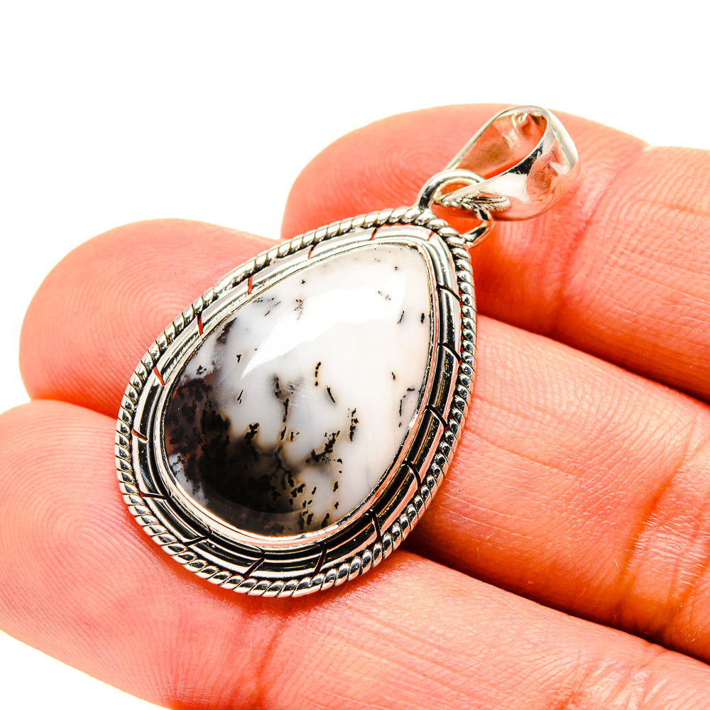 Dendritic Opal Pendants handcrafted by Anasilvercos - PD754118