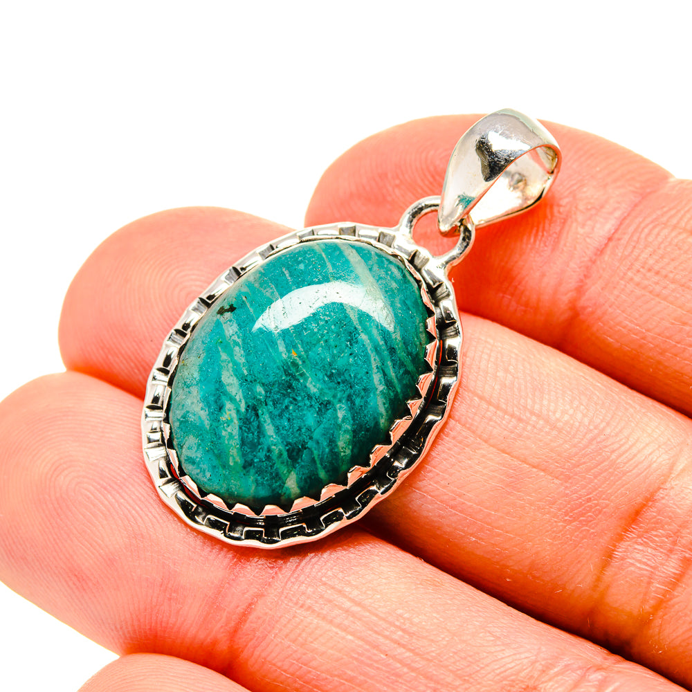Amazonite Pendants handcrafted by Anasilvercos - PD754123