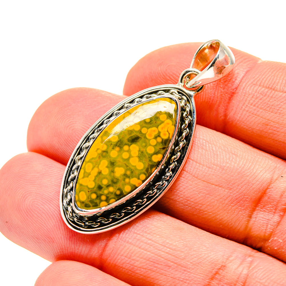 Ocean Jasper Pendants handcrafted by Anasilvercos - PD754155
