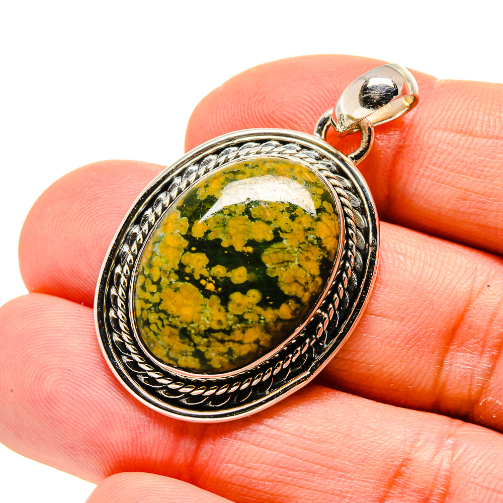 Ocean Jasper Pendants handcrafted by Anasilvercos - PD754176
