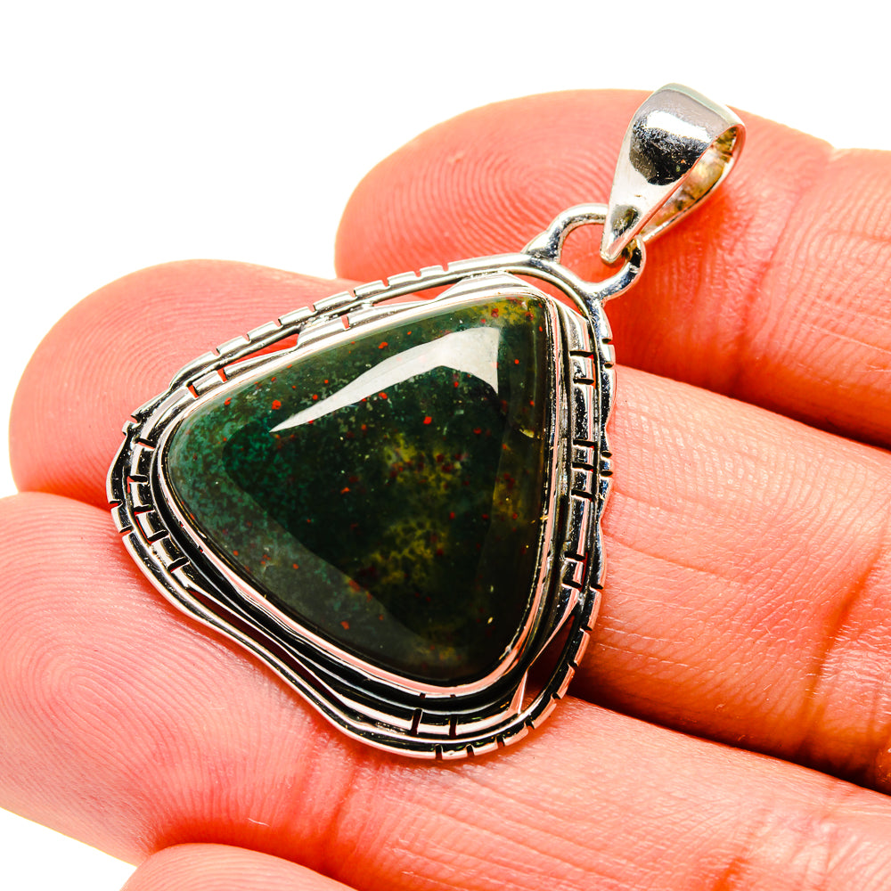 Bloodstone Pendants handcrafted by Anasilvercos - PD754178