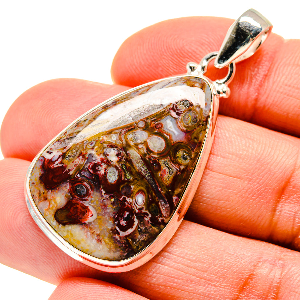 Red Jasper Pendants handcrafted by Anasilvercos - PD754184