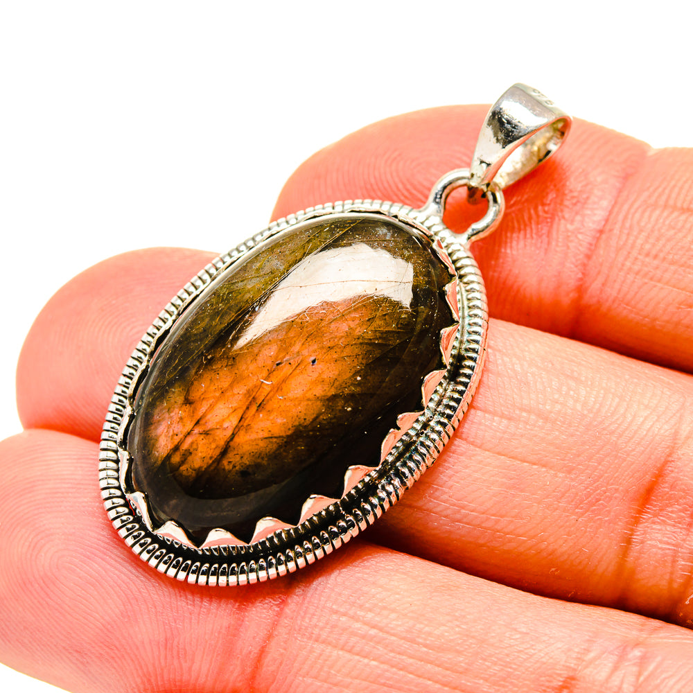 Labradorite Pendants handcrafted by Anasilvercos - PD754197