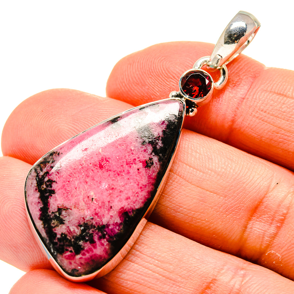 Rhodonite Pendants handcrafted by Anasilvercos - PD754246