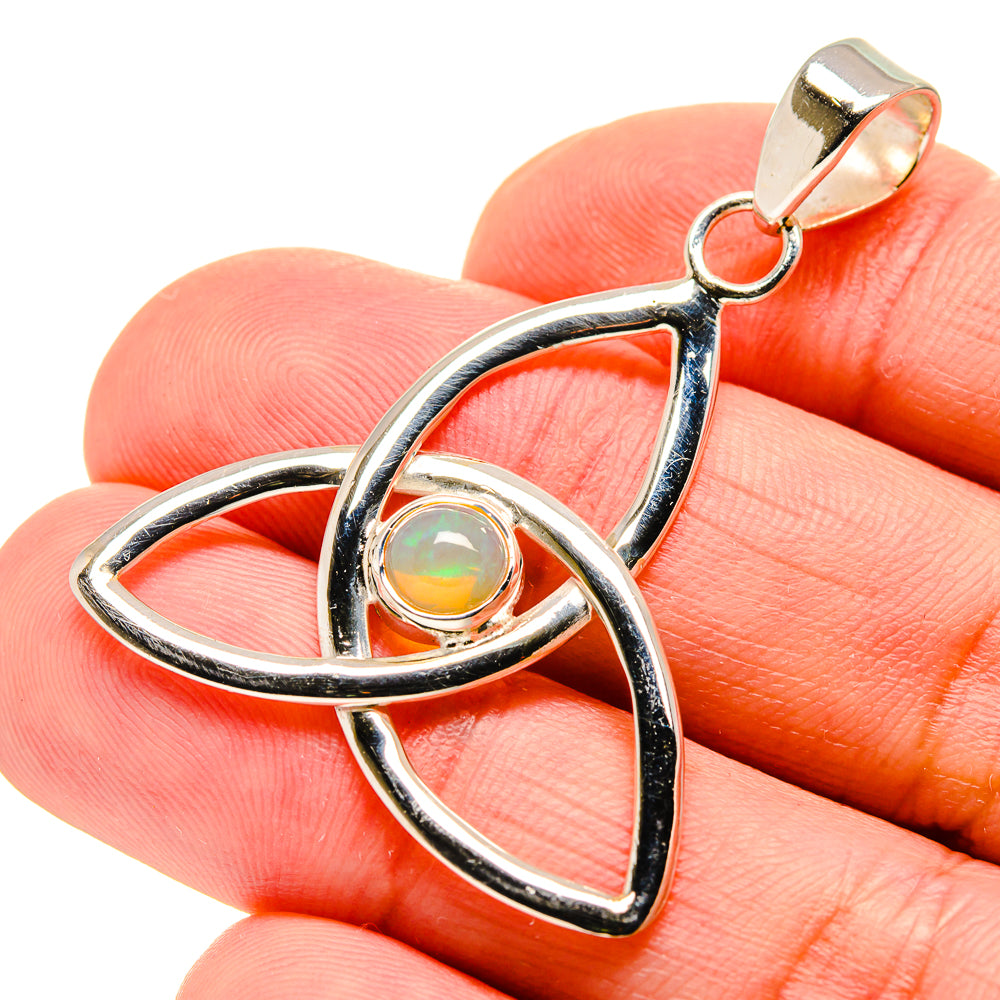 Ethiopian Opal Pendants handcrafted by Anasilvercos - PD754274