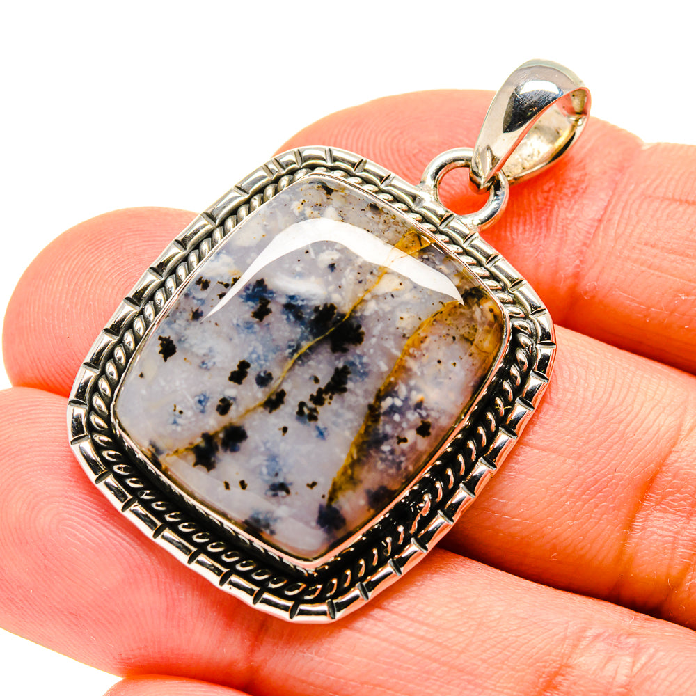 Dendritic Opal Pendants handcrafted by Anasilvercos - PD754281