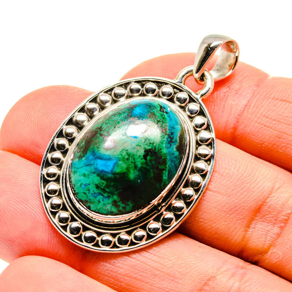 Chrysocolla Pendants handcrafted by Anasilvercos - PD754286