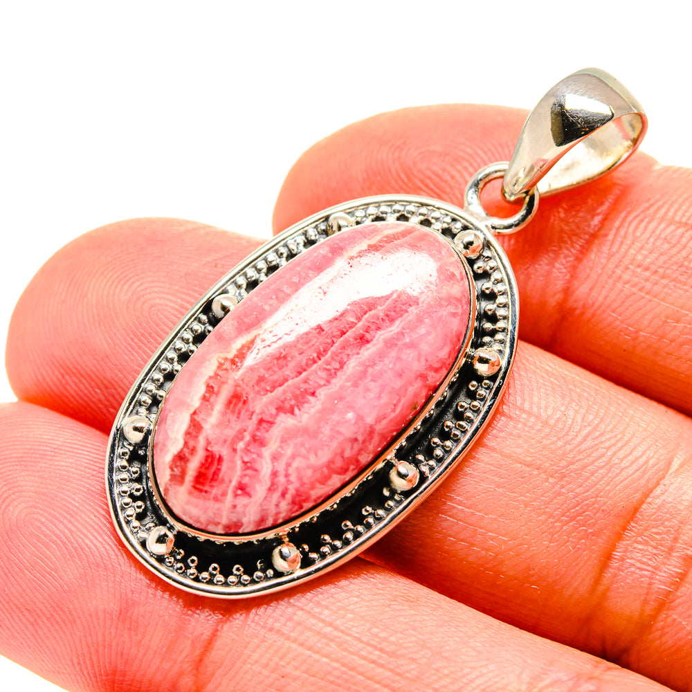 Rhodochrosite Pendants handcrafted by Anasilvercos - PD754301