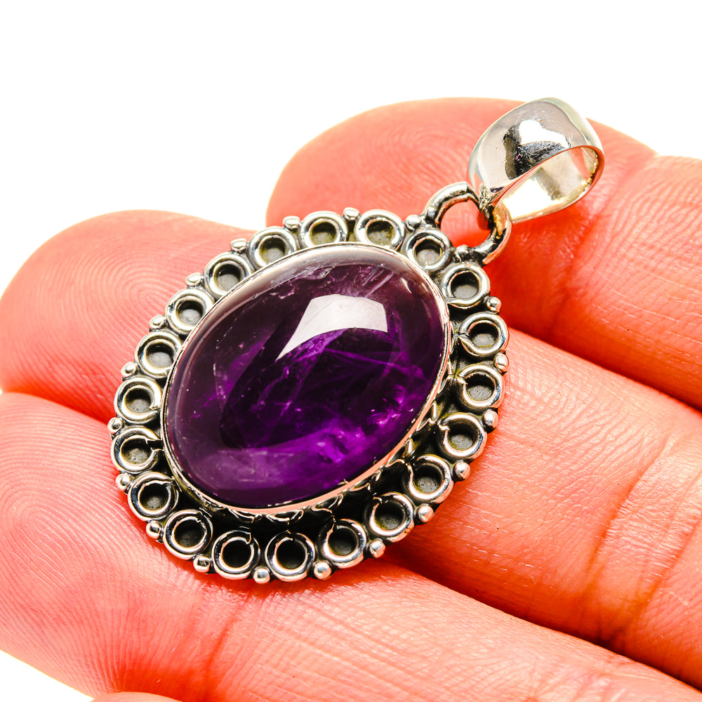 Amethyst Pendants handcrafted by Anasilvercos - PD754309
