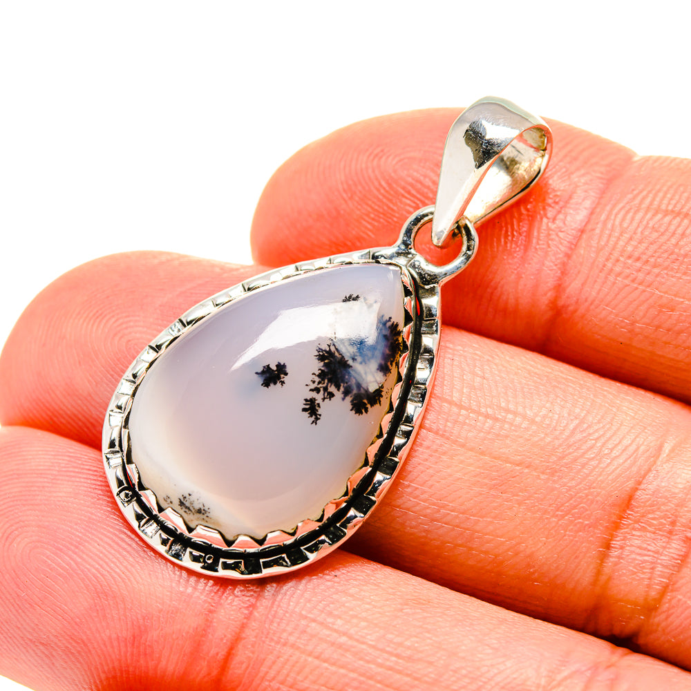 Dendritic Opal Pendants handcrafted by Anasilvercos - PD754318