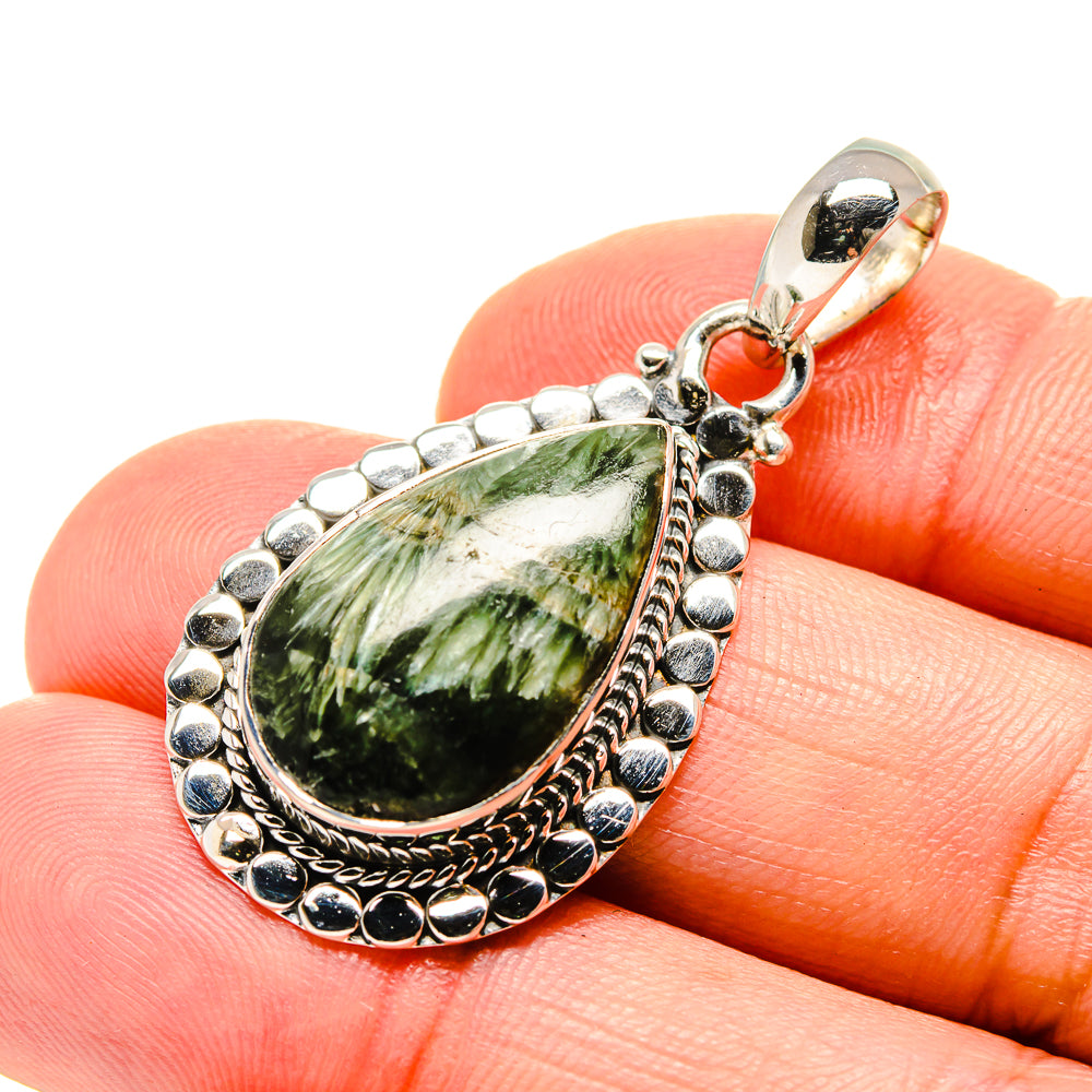 Seraphinite Pendants handcrafted by Anasilvercos - PD754326