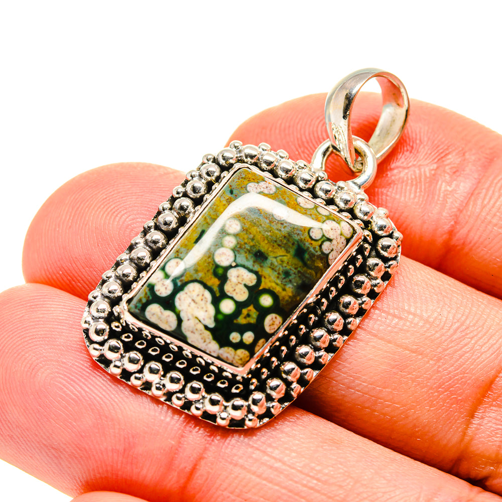 Ocean Jasper Pendants handcrafted by Anasilvercos - PD754327