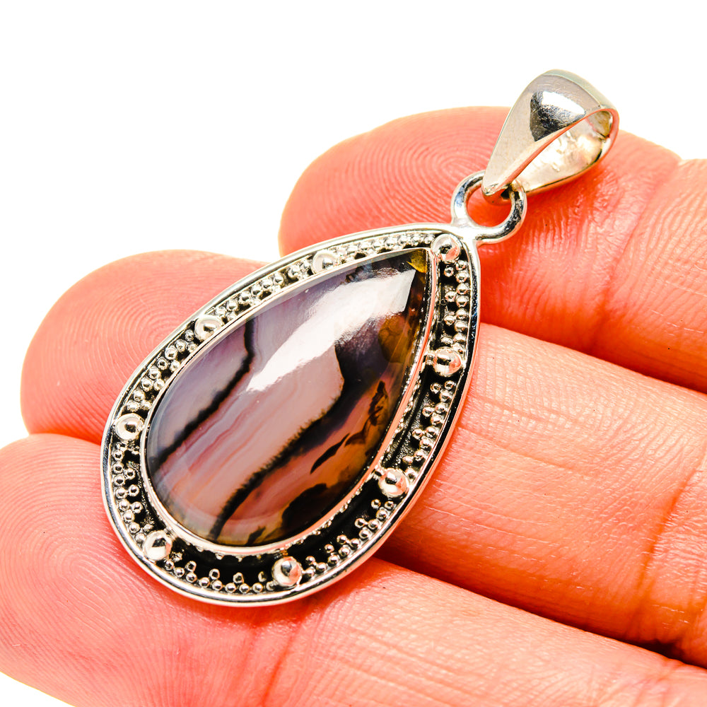 Montana Agate Pendants handcrafted by Anasilvercos - PD754342