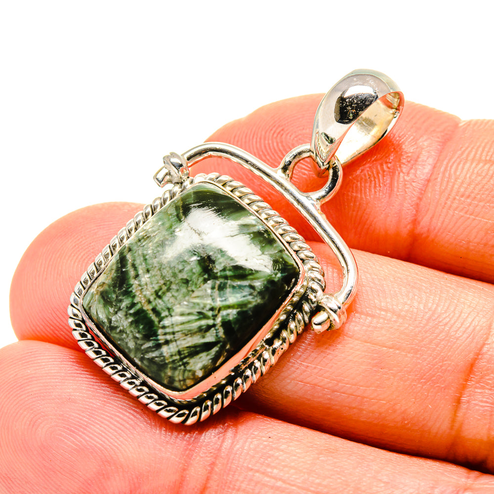Seraphinite Pendants handcrafted by Anasilvercos - PD754356