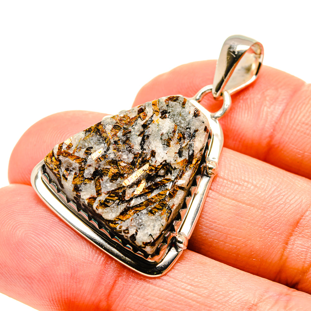 Astrophyllite Pendants handcrafted by Anasilvercos - PD754360