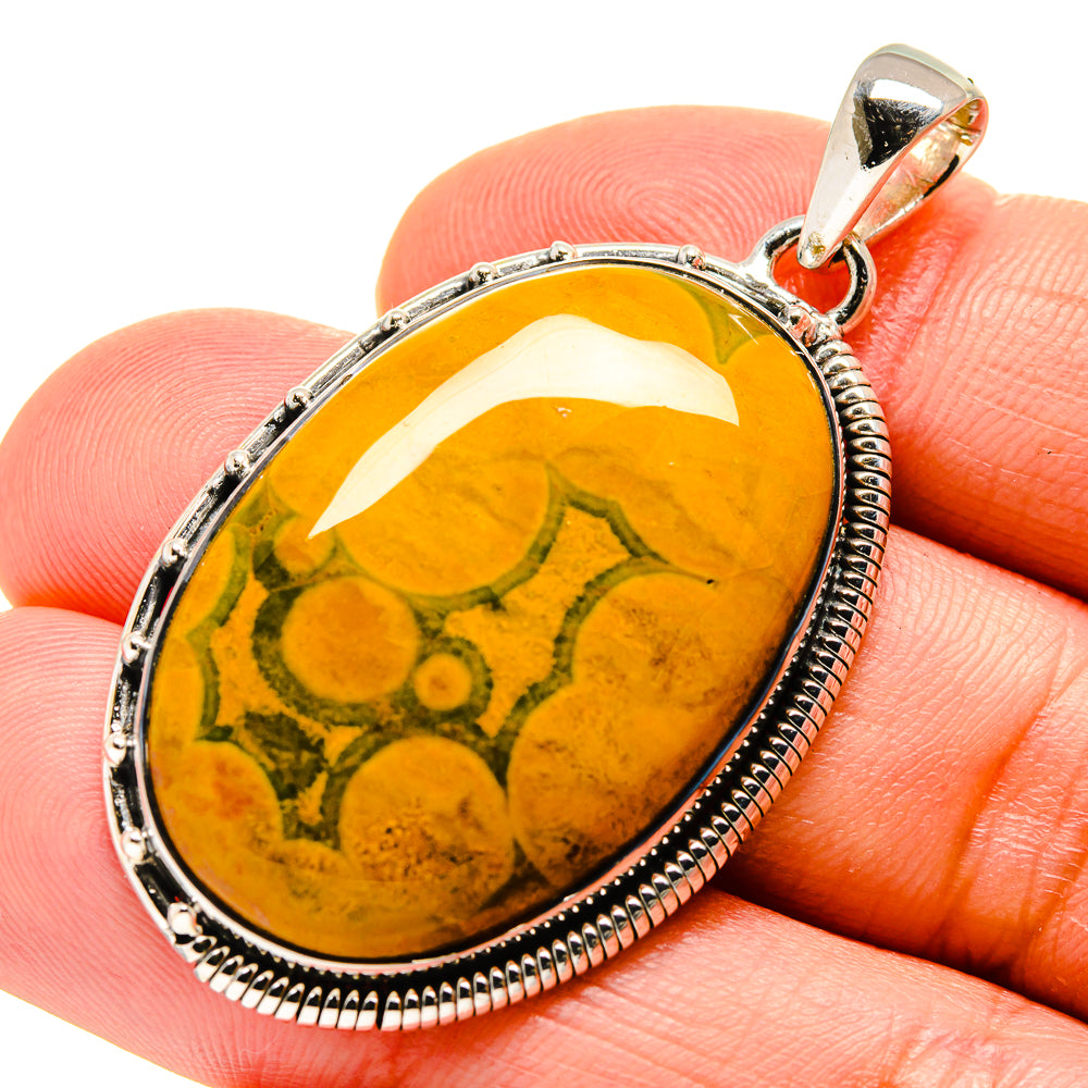 Ocean Jasper Pendants handcrafted by Anasilvercos - PD754389