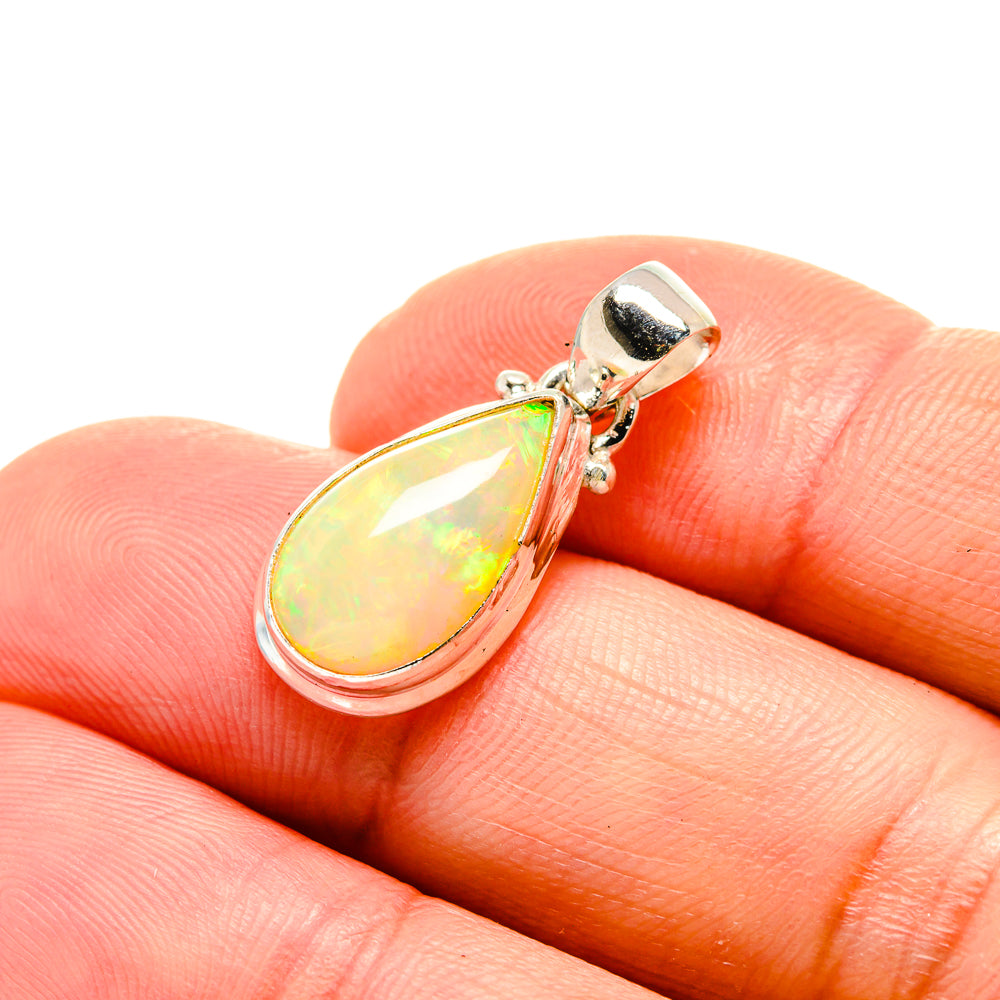 Ethiopian Opal Pendants handcrafted by Anasilvercos - PD754406