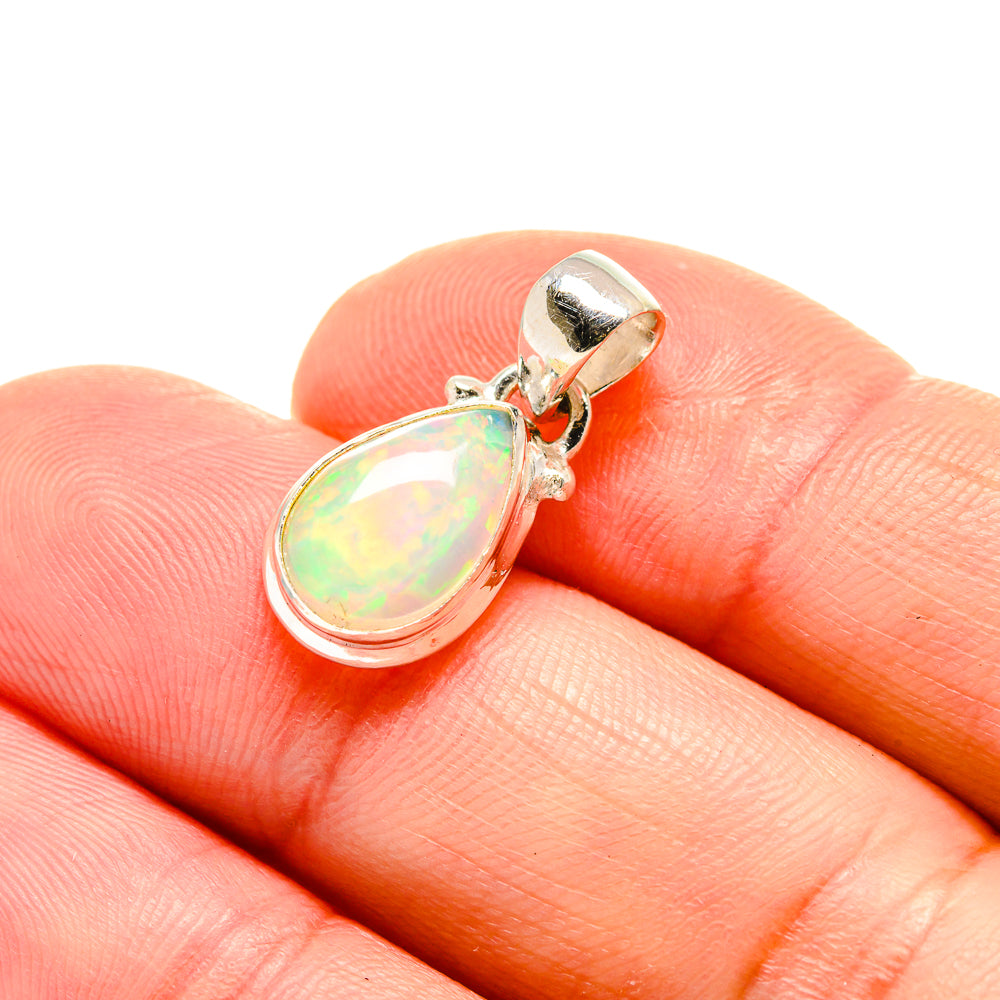 Ethiopian Opal Pendants handcrafted by Anasilvercos - PD754408