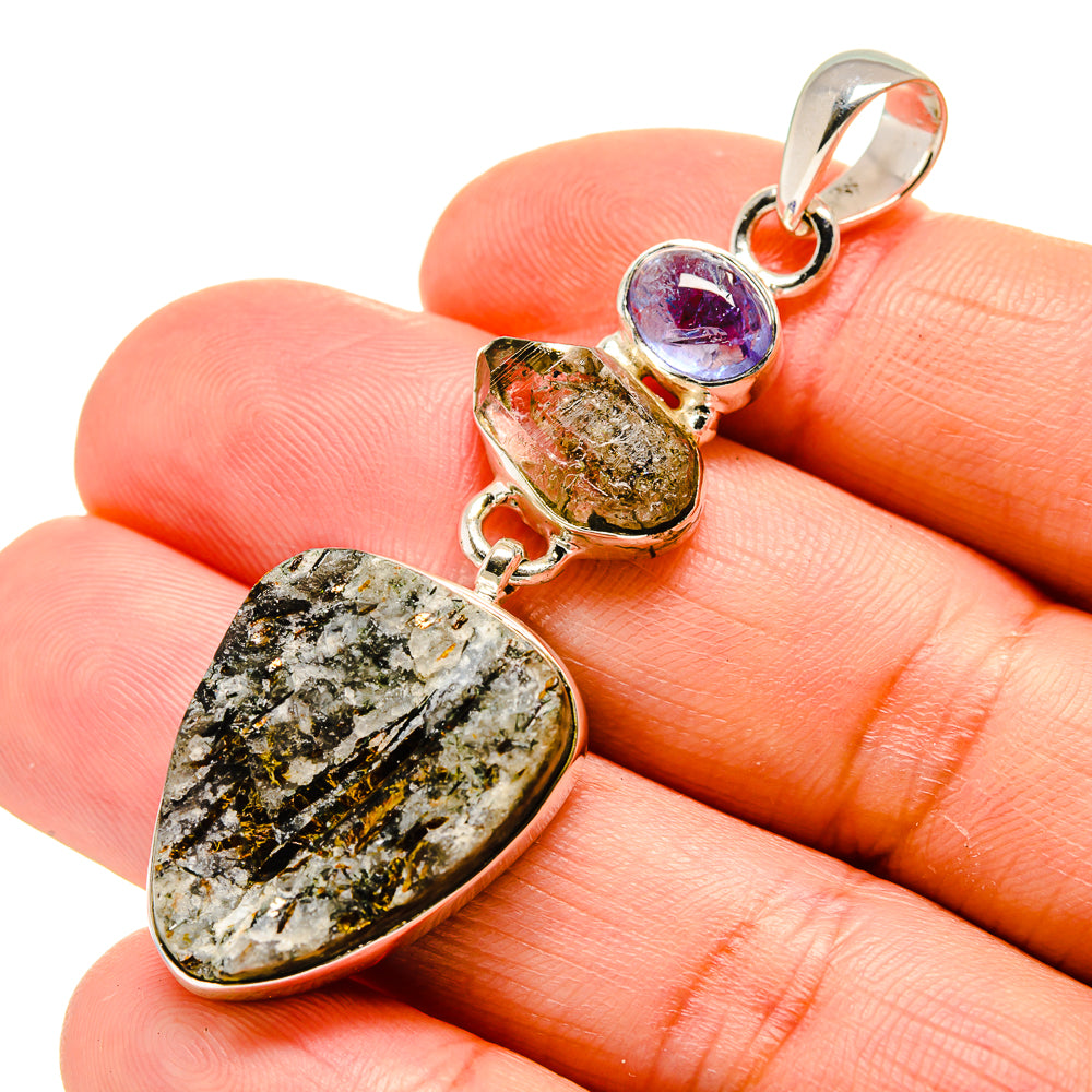 Astrophyllite Pendants handcrafted by Anasilvercos - PD754429