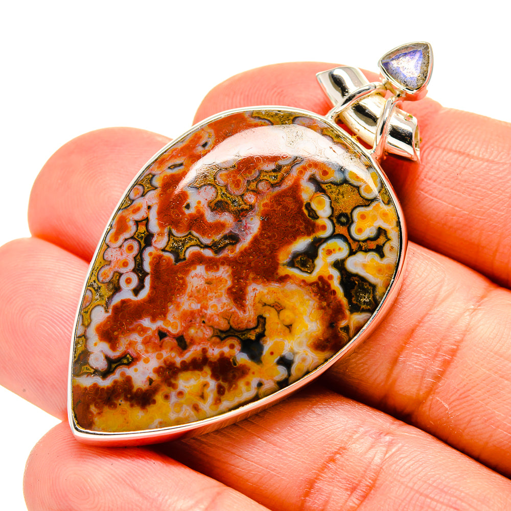 Ocean Jasper Pendants handcrafted by Anasilvercos - PD754434