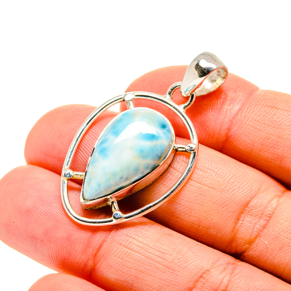 Larimar Pendants handcrafted by Anasilvercos - PD754438