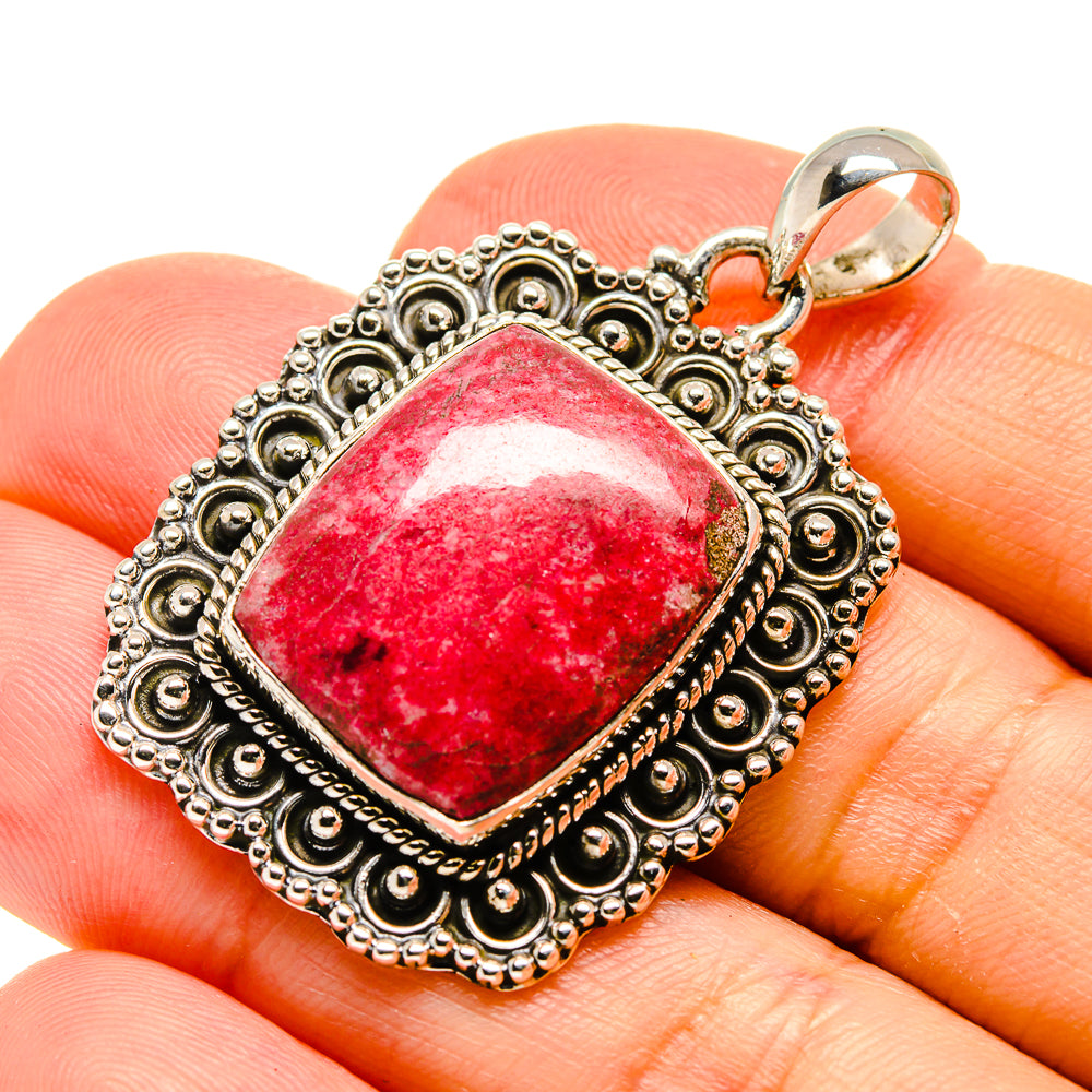 Thulite Pendants handcrafted by Anasilvercos - PD754444