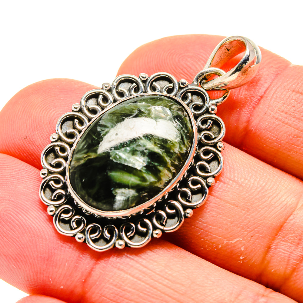 Seraphinite Pendants handcrafted by Anasilvercos - PD754446