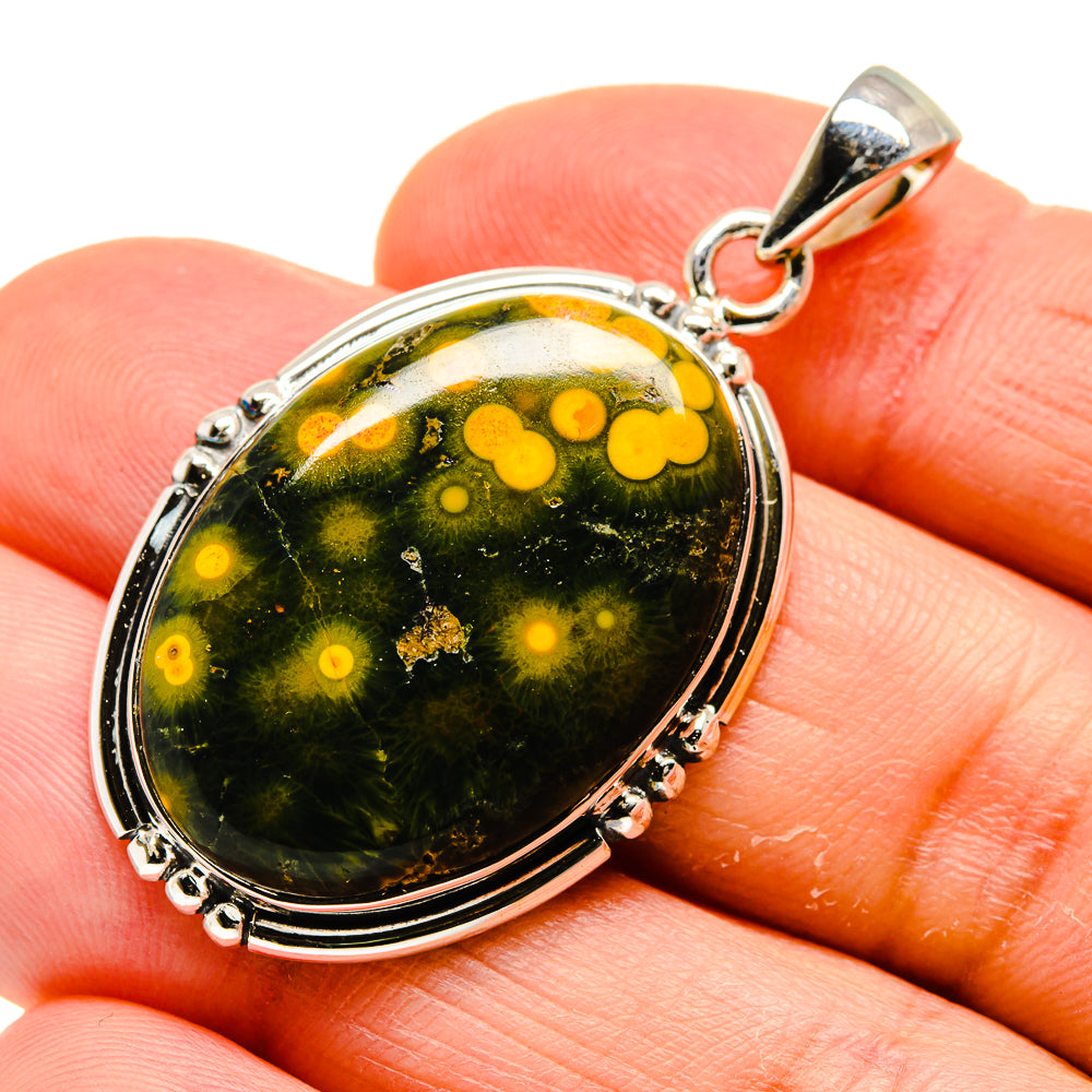 Ocean Jasper Pendants handcrafted by Anasilvercos - PD754460