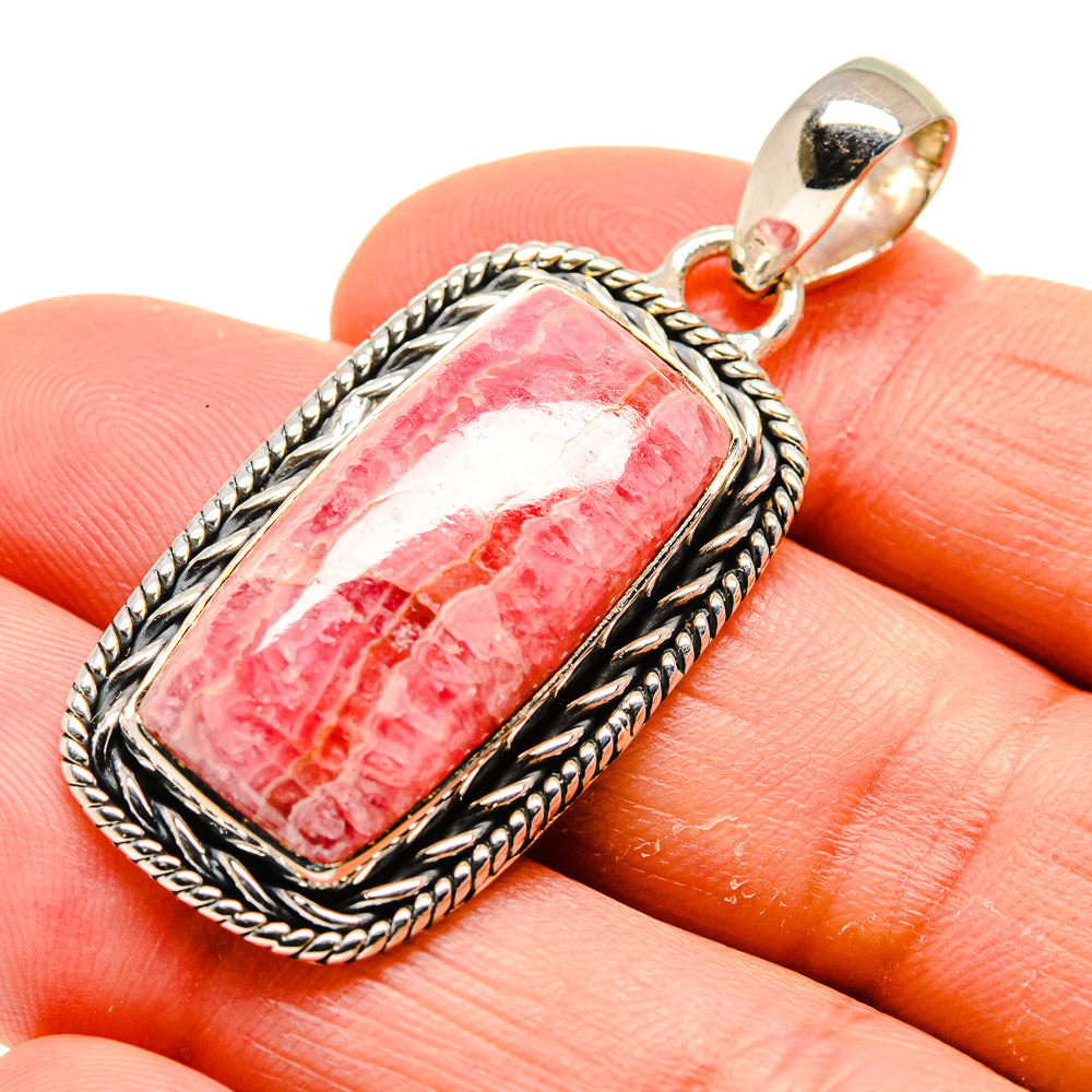 Rhodochrosite Pendants handcrafted by Anasilvercos - PD754467