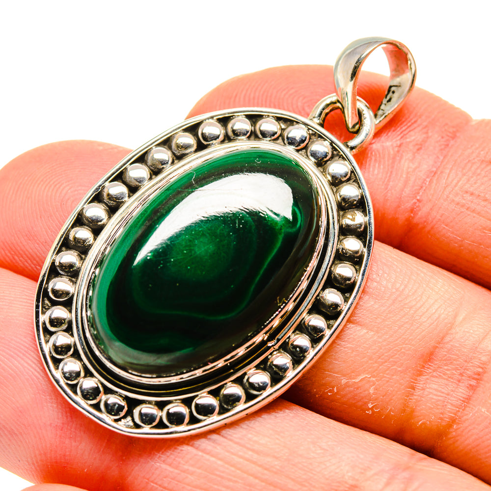 Malachite Pendants handcrafted by Anasilvercos - PD754468