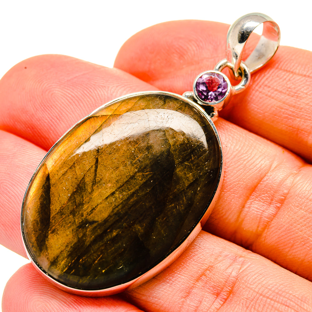 Labradorite Pendants handcrafted by Anasilvercos - PD754470