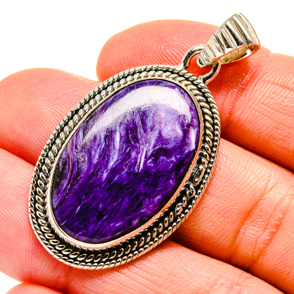 Charoite Pendants handcrafted by Anasilvercos - PD754479