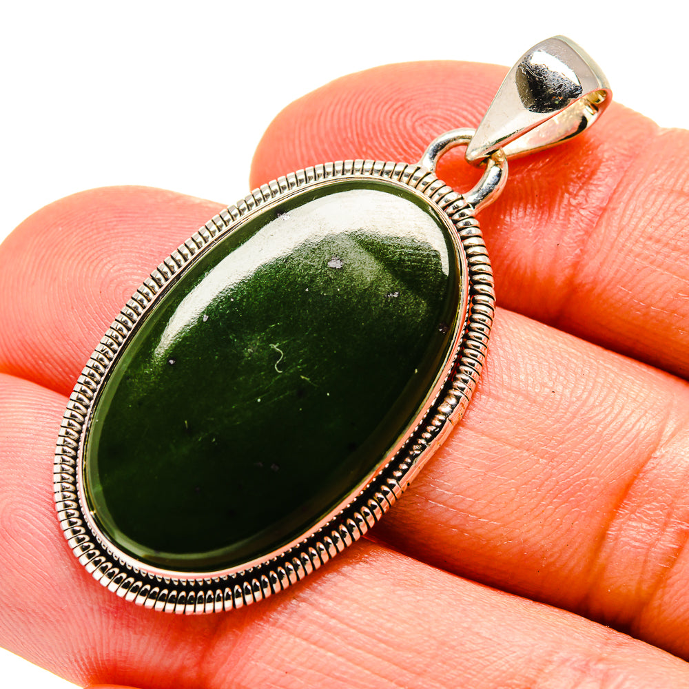 Nephrite Jade Pendants handcrafted by Anasilvercos - PD754480