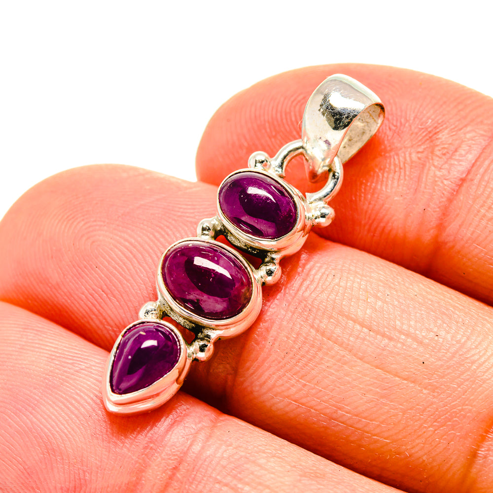 Pink Tourmaline Pendants handcrafted by Anasilvercos - PD754494