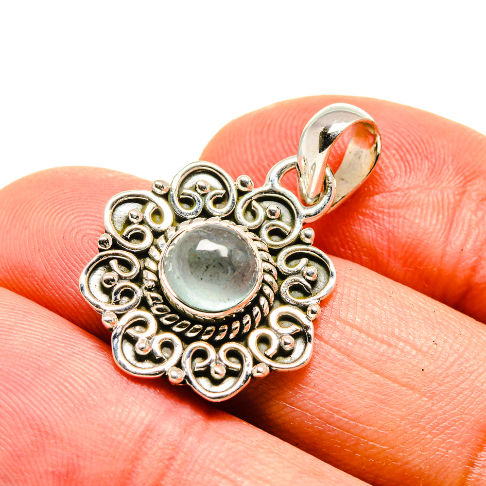Aquamarine Pendants handcrafted by Anasilvercos - PD754504