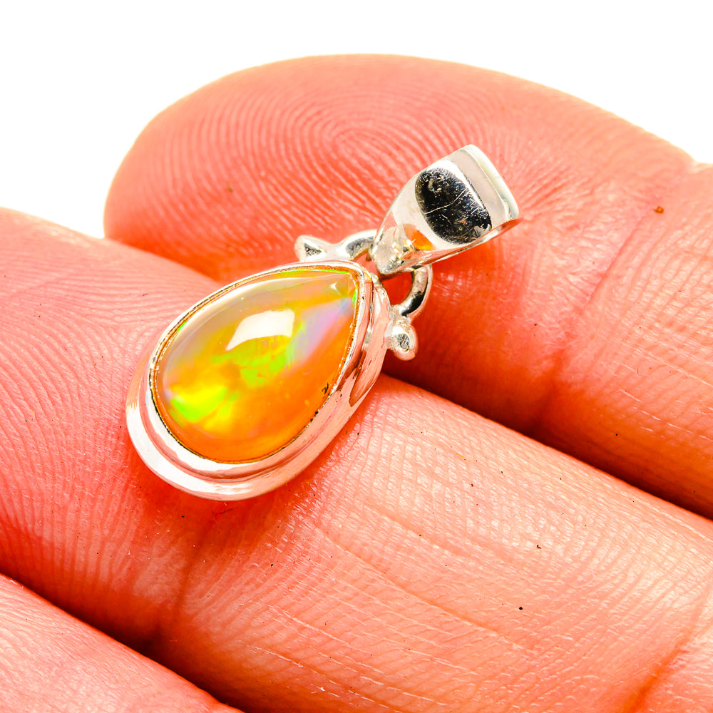 Ethiopian Opal Pendants handcrafted by Anasilvercos - PD754506