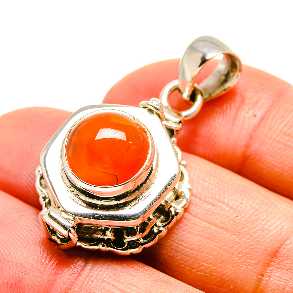 Carnelian Pendants handcrafted by Anasilvercos - PD754514