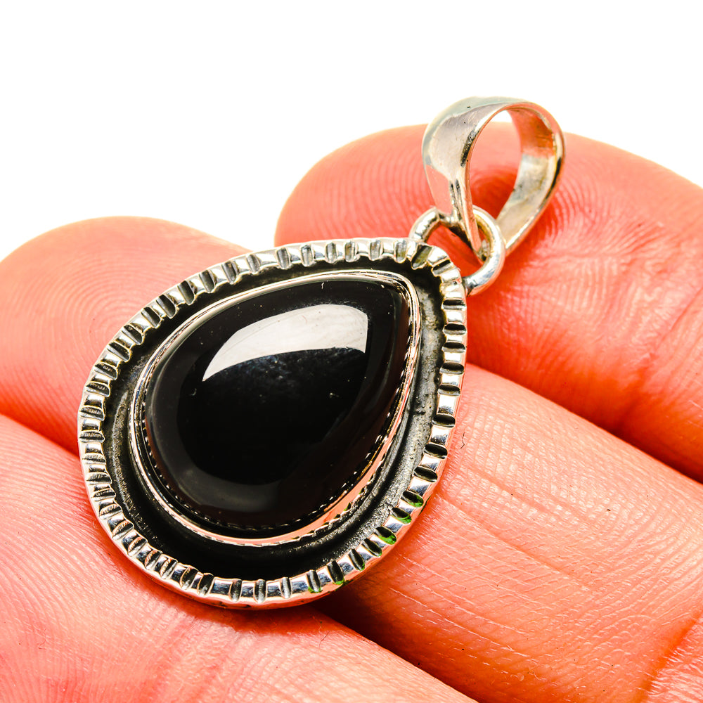 Black Onyx Pendants handcrafted by Anasilvercos - PD754518